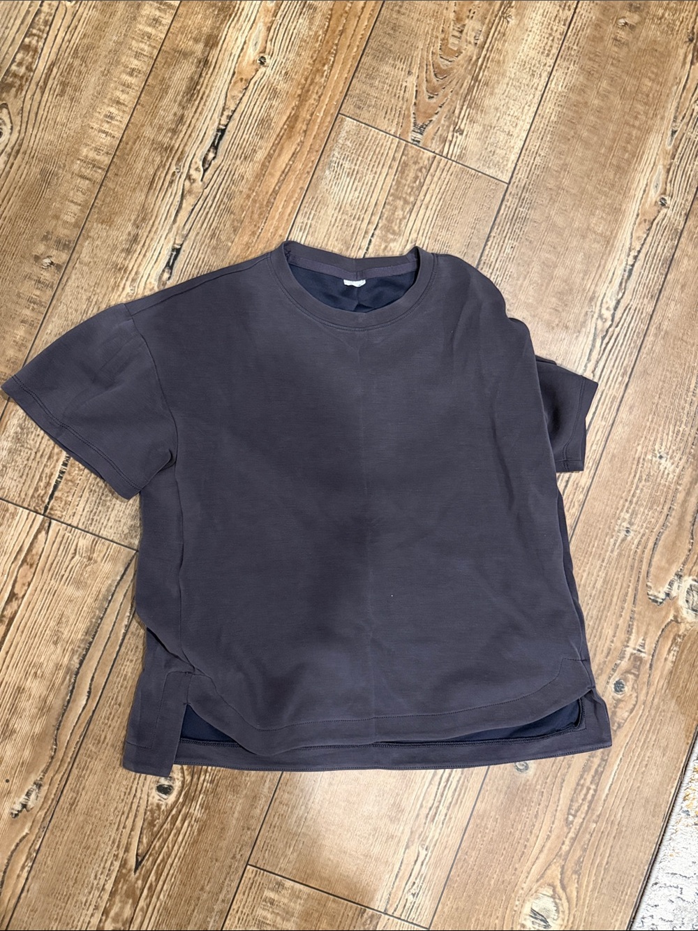 Classic Short-Sleeve Women's Top - Charcoal